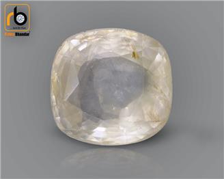 Natural Yellow  Sapphire Unt & Unh  6.61 cts. ( 4132 )